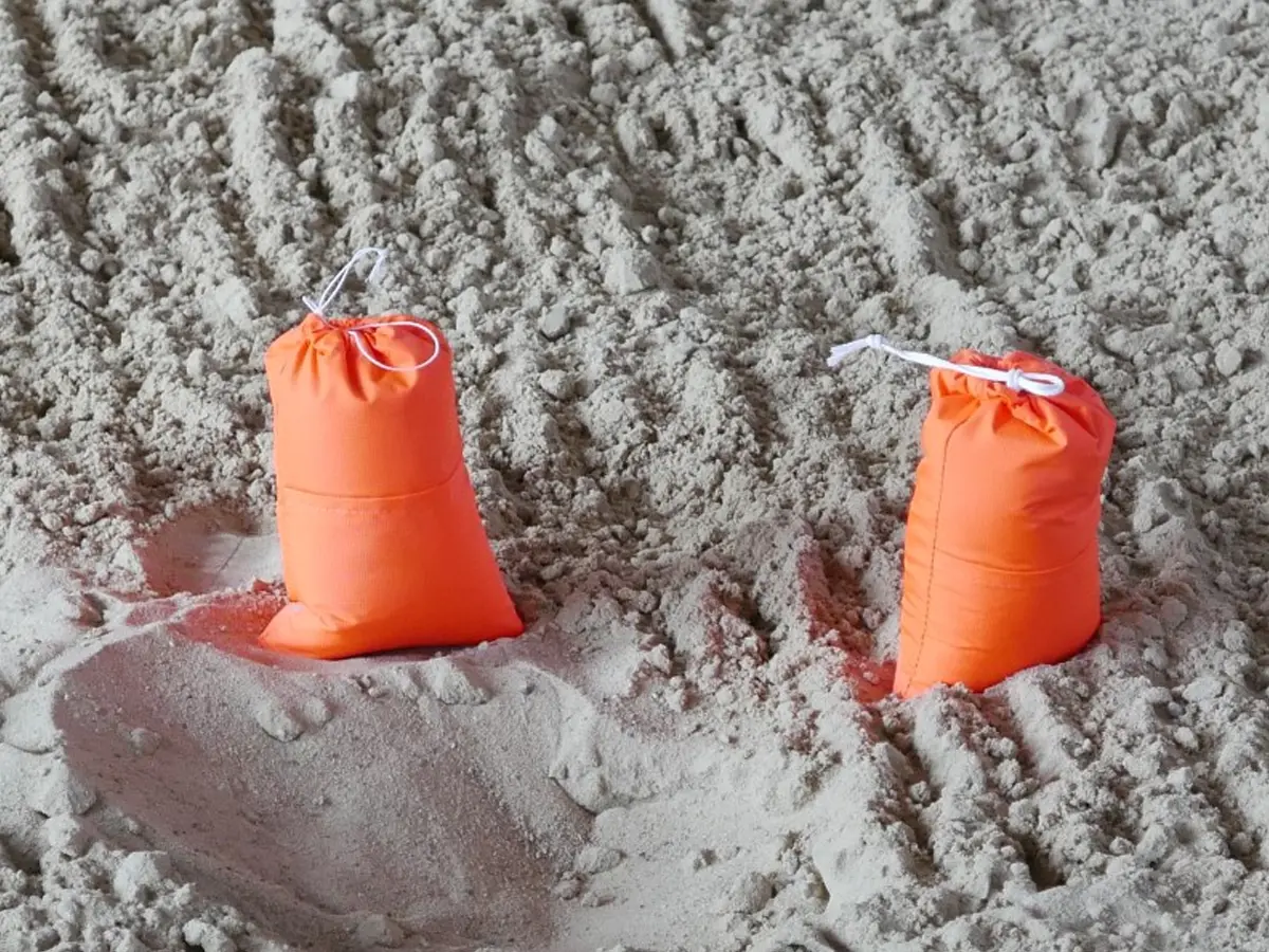 woreczki do ćwiczeń na plaży